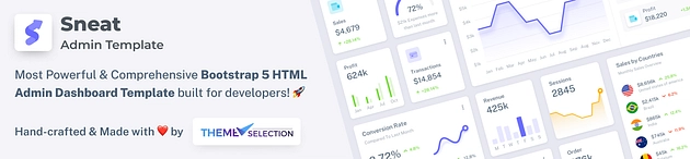 Bootstrap 5 HTML 管理模板