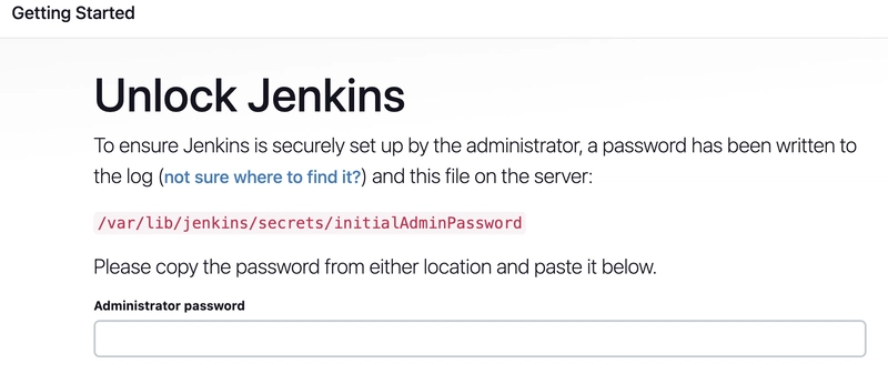 验证 Jenkins