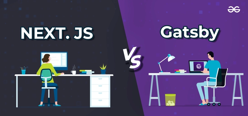 Nextjs 开发者与 Gatsby 开发者的对比图
