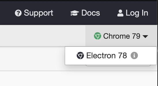 浏览器下拉菜单
