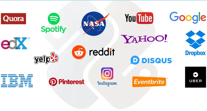 使用 Python 编程开发软件产品的公司合集