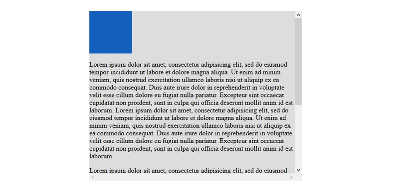 浏览器向元素添加了滚动条