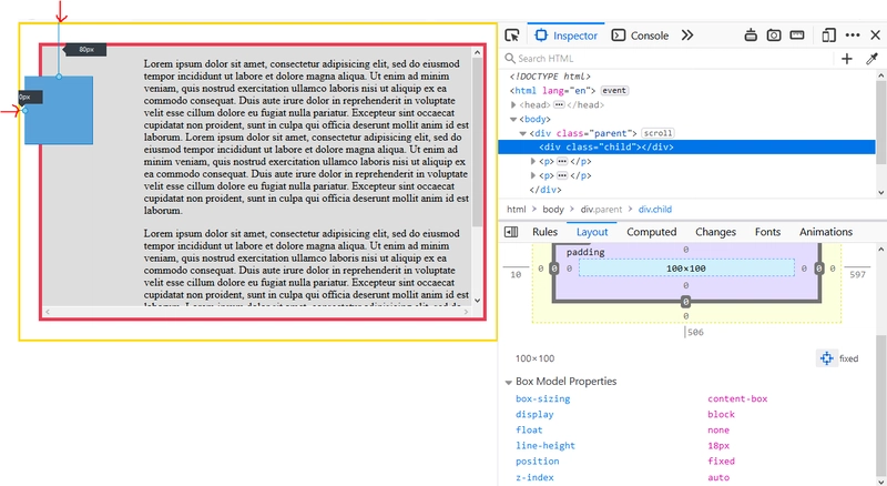 带有边框的 HTML 元素