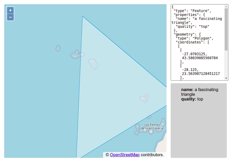 放大后的三角形