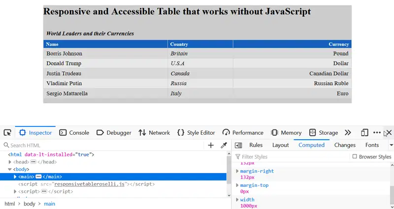 浏览器开发者工具已打开