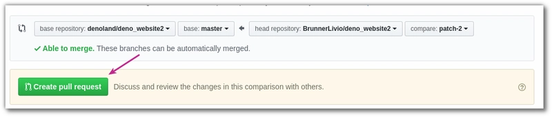 在 GitHub 上创建拉取请求
