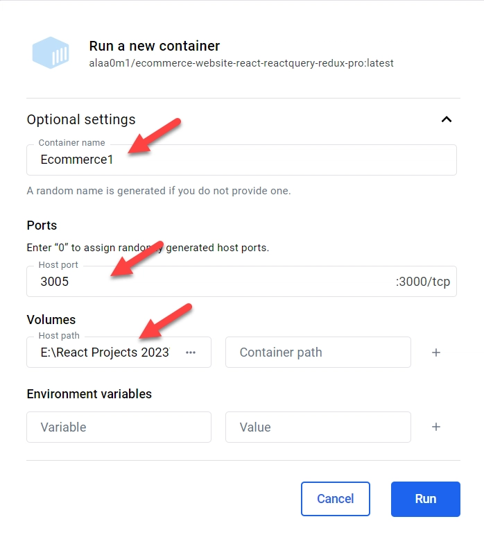 运行 Docker 容器