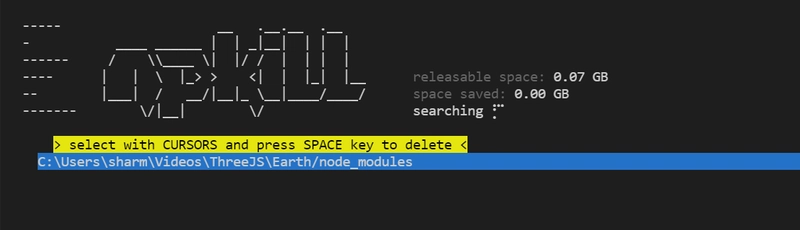 选择 nodemodules 并删除
