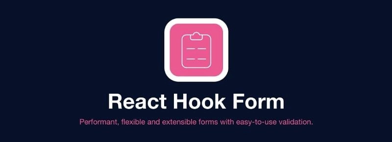 React Hook 表单 — 开源库。