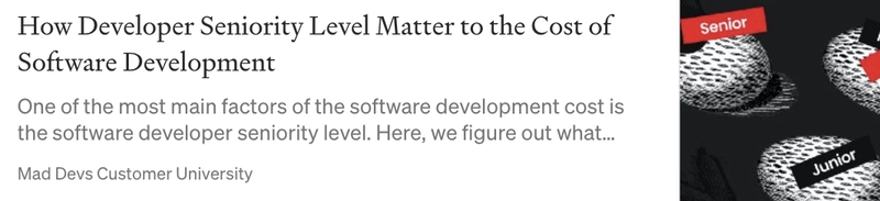 开发人员资历级别如何影响软件开发成本。