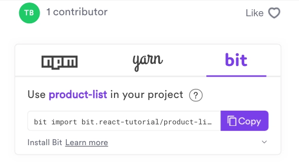 开发可重用的反应组件
