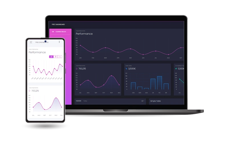 Django Admin Black - AppSeed 提供的 Django 模板项目。