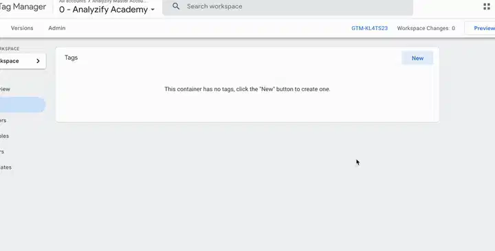 在 GTM 上创建 GA4 全局标签