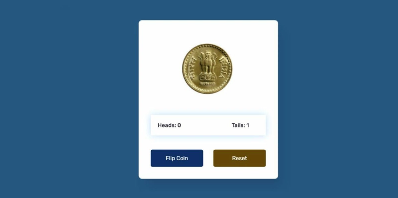 使用 JavaScript 实现抛硬币游戏
