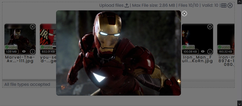 ironman-fullscreen-dropzone-ui