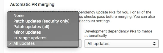 Dependabot 合并公关