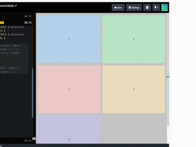 布局调整 quebrando cada caixa de coluna