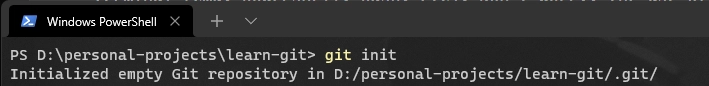 Git init 示例