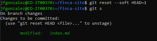 暂存区中的文件