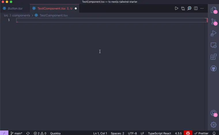 工作区代码片段