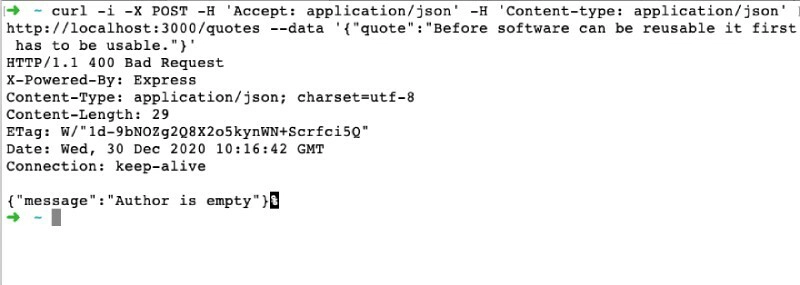 创建未注明作者的引用会引发验证错误。