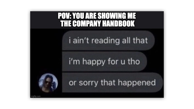 当开发人员被要求阅读手册时