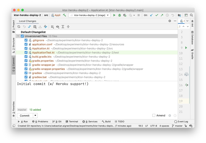 IntelliJ IDEA提交窗口