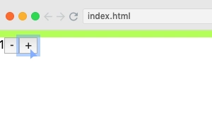 颜色变化了一个增量