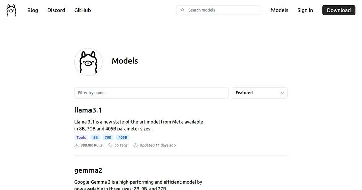 下载 Llama 3.1 模型