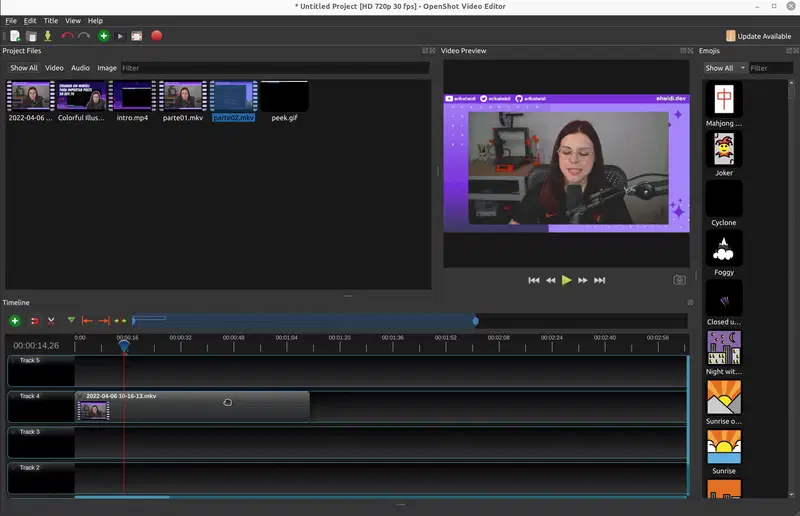 在 OpenShot 中调整视频速度