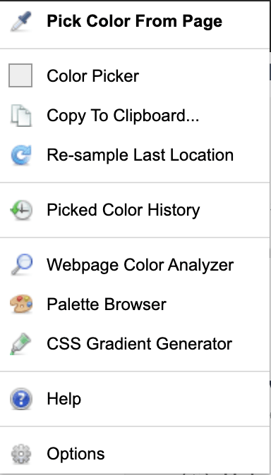 ColorZilla Chrome 扩展程序
