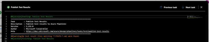 发布测试结果步骤