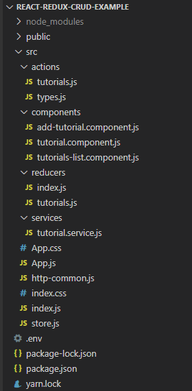 react-redux-example-api-calls-axios-project-structure