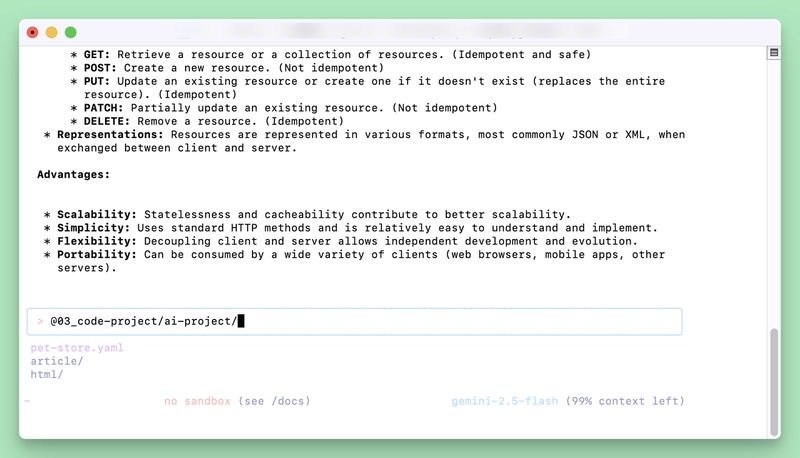 安装和使用 Google Gemini CLI