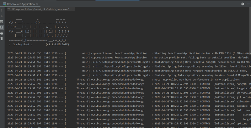 控制台上的兴奋消息