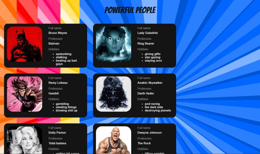 当 justify-content: center 被注释掉时，卡片