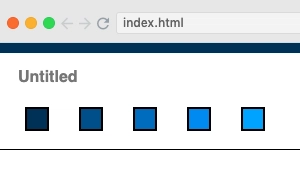 用户界面中可见的颜色