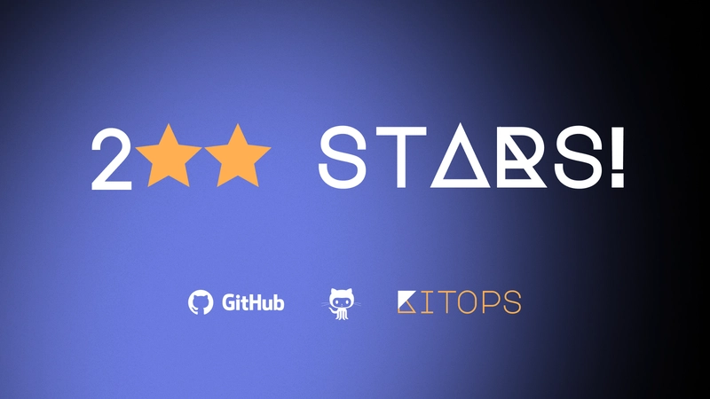 使用 GitHub Star 支持 KitOps