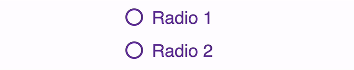 自定义单选按钮聚焦状态的演示