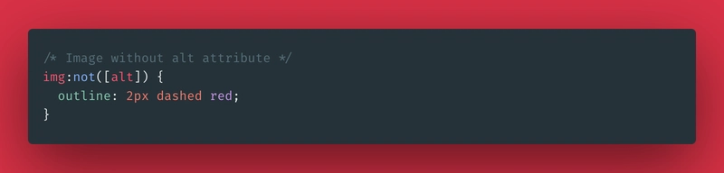 图片的 CSS alt 属性
