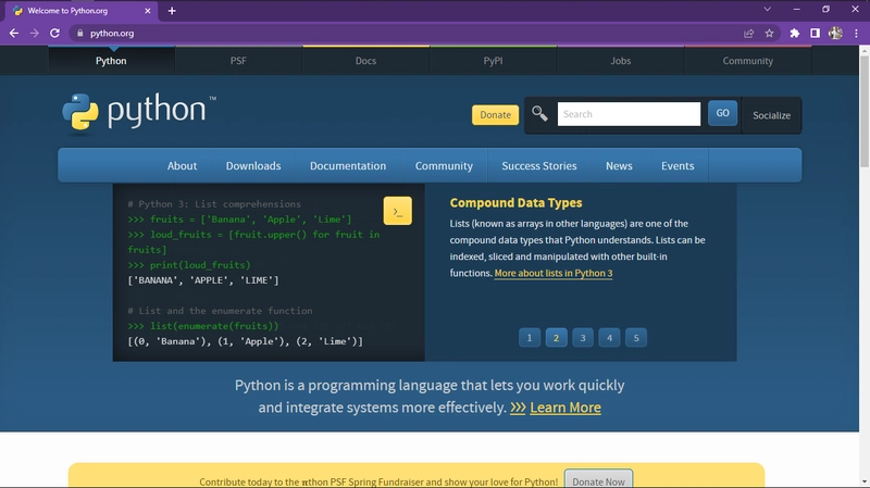 Python 官方网站