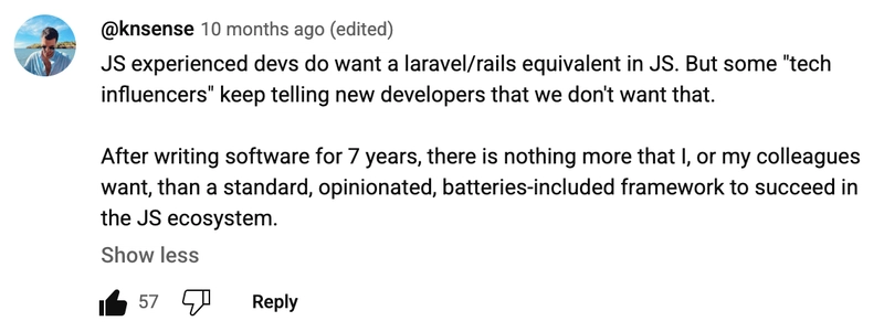 给我们一个适用于 JavaScript 的 Laravel。