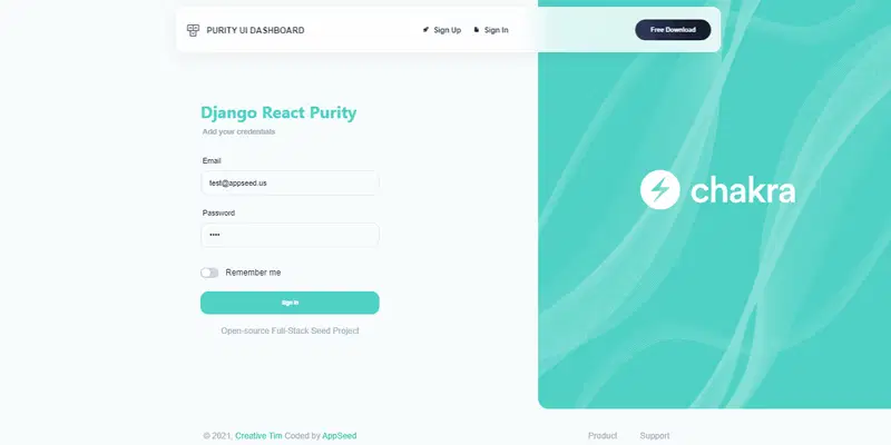 React Django - 开源全栈种子项目,GIF 动画演示