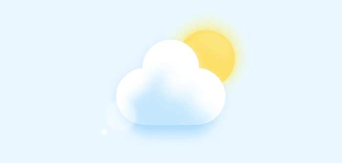 CSS中的天气图像<br>