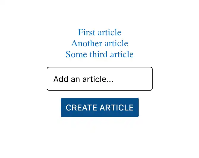 React MVVM 示例应用程序