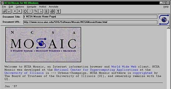 NCSA Mosaic 浏览器