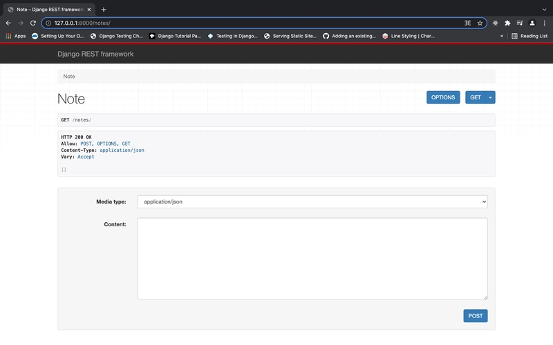 drf 可浏览 API