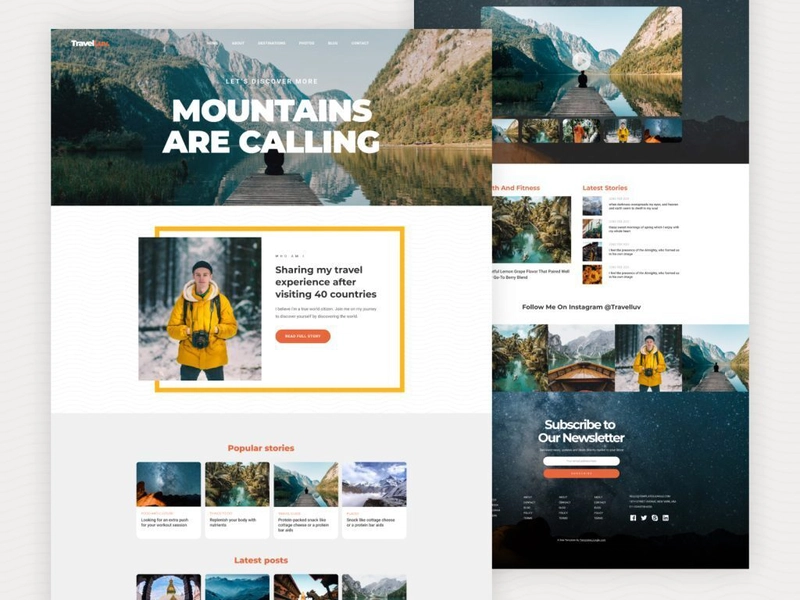 Travelluv – Travel Blog Template