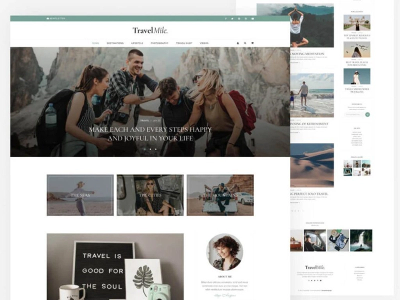 TravelMile – Travel Blog Template