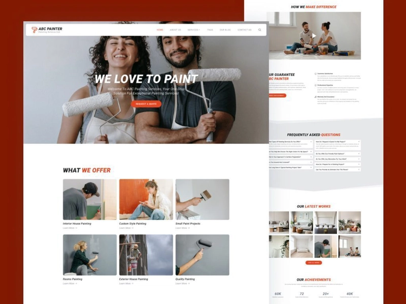 ABCPainters – Painting Services Template